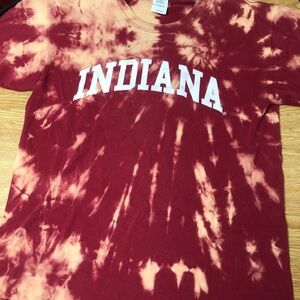 Indiana bleach dye tee